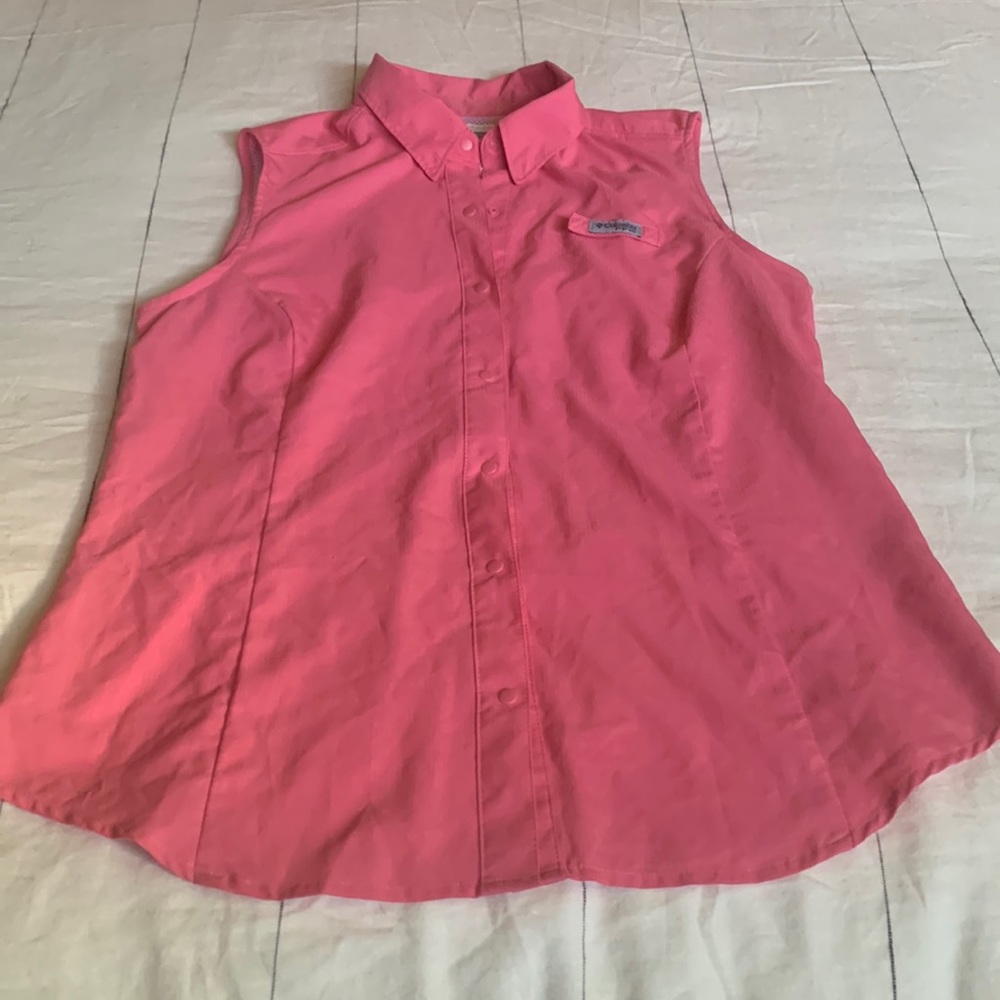 Columbia Button Front Tank